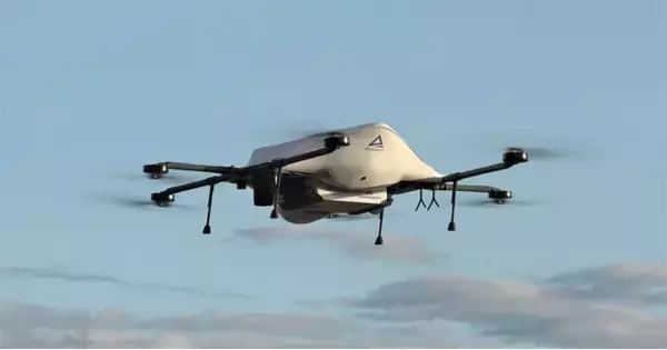 ニックスが、最新物流専用ドローン向けに荷物運搬キャッチャーを開発