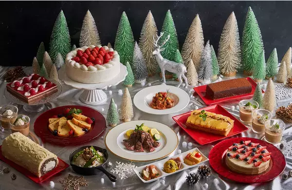 シーズン前の早摘み苺を堪能！千葉県産銘柄牛もビュッフェでお好きなだけ♪フェスティブシーズンの訪れを豪華に楽しむ レストランAVANTI『ウィンタービュッフェ プレクリスマスフェア』