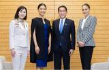 「「世界一になってまたお会いしたいです」2021ミス・ユニバース日本代表 渡邉珠理、岸田文雄内閣総理大臣を表敬訪問」の画像1