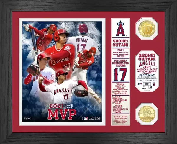大谷翔平選手 2021年 AL MVP受賞記念グッズを「郵便局のネットショップ 