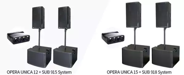 ライブ・イベントのスピーカーは、もう迷わない。スピーカーシステム バンドルセット『OPERA UNICA + SUB 900 System』発売開始