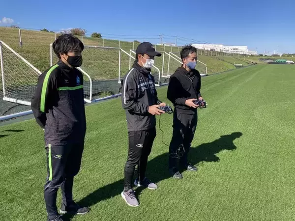 Jリーグ【湘南ベルマーレトレーニングにドローン導入】