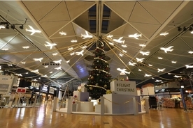 中部国際空港セントレア　光り輝く飛行機が空港を彩る『FLIGHT　CHRISTMAS2021』を開催