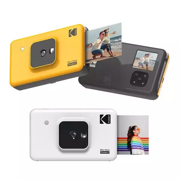 Bluetoothで簡単接続できる、高画質プリントのスマートフォン用インスタントプリンター「KODAK インスタントカメラプリンター Mini Shot Combo 2」
