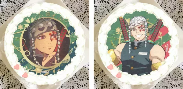 「鬼滅の刃」遊郭編で大活躍の宇髄天元デザインクリスマスケーキ 予約受付期間延長決定！
