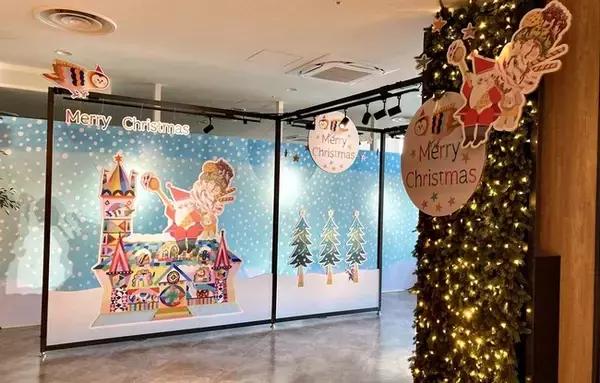 【阪神梅田本店】梅田の夜景が楽しめるテラスに“クリスマス フォトスポット”が誕生！