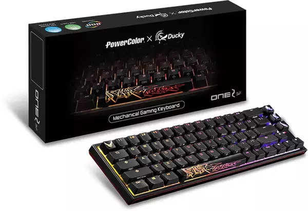 PowerColor製 コンパクトサイズ ゲーミングキーボード 発売