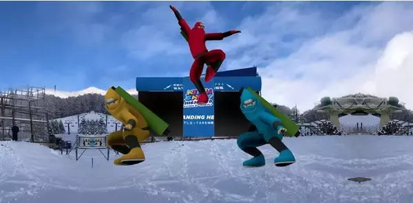 峰の原高原スキー場×雪山エンターテイメント「REWILD NINJA SNOW HIGHLAND」に超巨大ARニンジャが出現！リニューアル・オープンにOnePlanetのARが採択されました。