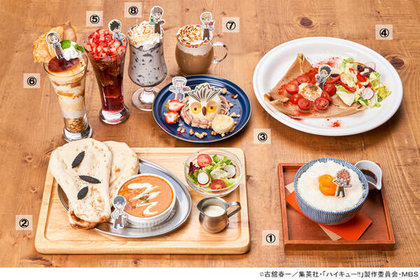 カプコンカフェ イオンレイクタウン店 池袋店 Tvアニメ ハイキュー とのコラボメニューを大公開 21年12月23日 エキサイトニュース