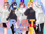 「RIOT APPAREL、第4弾の発売が決定！RIOT MUSIC所属メンバーのオリジナル楽曲をモチーフとしたハーフジップトレーナー（5種）をカラーバリエーション2色でラインナップ！」の画像1