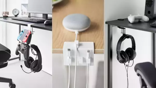 【山崎実業 新商品のお知らせ】 デスク横に設置できるゲームコントローラーラックやヘッドホンホルダーなど、新商品が発売になりました。