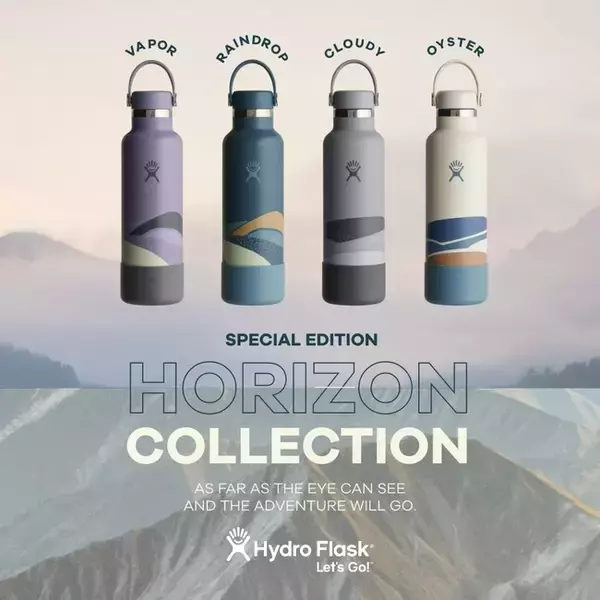 【Hydro Flask(R) 限定ボトル発売】360°パノラマデザインのHORIZON COLLECTION (ホライズン コレクション) が登場！