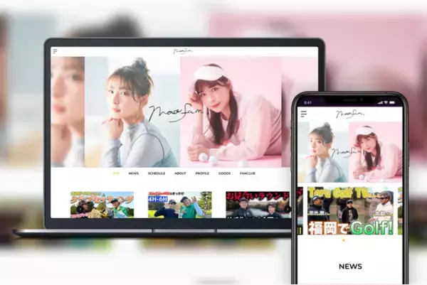 「Bitfan」にて、元HKT48のゴルフタレント・山本茉央のオフィシャルサイト兼ファンクラブをオープン！