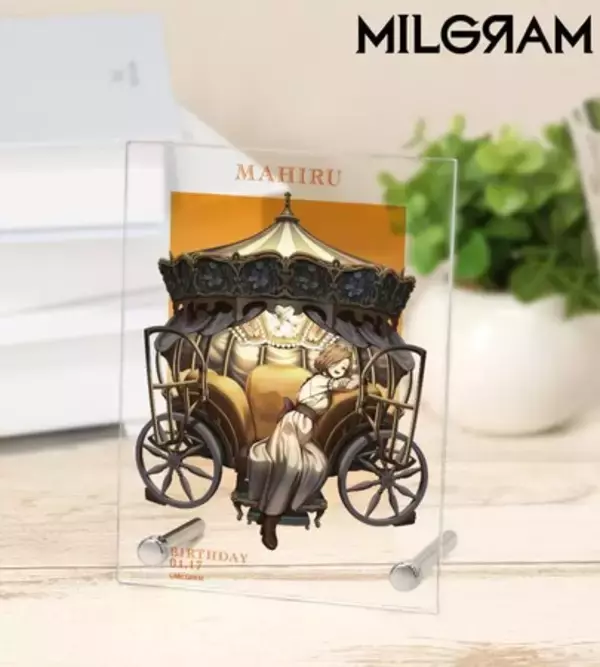 『MILGRAM -ミルグラム-』の描き下ろし マヒル バースデーver. 第3弾 A6アクリルパネルなどの受注を開始！！アニメ・漫画のオリジナルグッズを販売する「AMNIBUS」にて