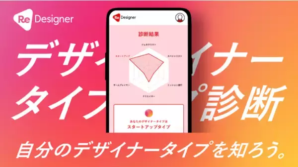 グッドパッチのデザイナー向けキャリア支援サービス「ReDesigner」、「デザイナータイプ診断」を提供開始