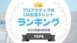 「『タレントパワーランキング』がプロアクティブのCM出演タレントのランキングを発表！WEBサイト『タレントパワーランキング』ランキング企画308弾！！」の画像1