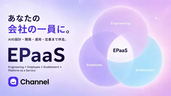 顧客理解のためのAIエージェント「チャネルトーク」を提供するChannel Corporation、AIを企業の一員として活用する「EPaaS」を新たに提唱。