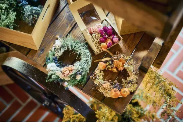 ドライフラワー スワッグ No.152 差し掛かり 