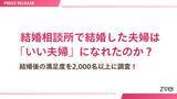 「結婚相談所で結婚した夫婦は「いい夫婦」になれたのか？結婚後の満足度を2,000名以上に調査！【結婚相談所ツヴァイ大規模調査アンケート】」の画像1