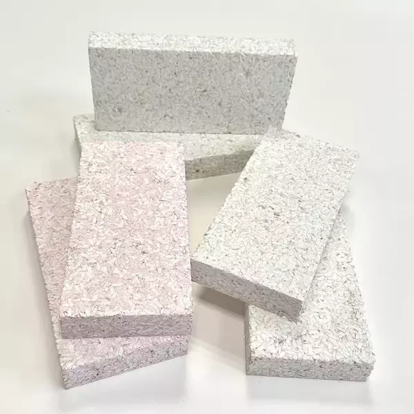 昇華転写紙（捺染紙・アイロンプリント紙）をブロックに美しくリサイクル | 禁忌品-難再生古紙の再資源化と紙の資源循環の美しく新しい選択肢 | nunock paper by PANECO