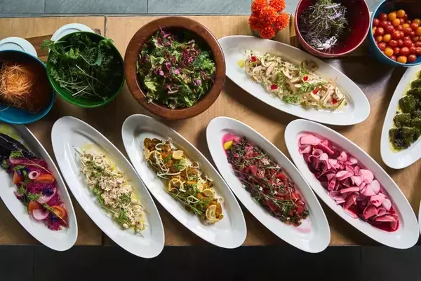 「【チャプター京都 トリビュートポートフォリオホテル】レストランCHAPTER THE GRILLのランチに、上賀茂有機野菜を主役にした多彩な野菜料理をお楽しみいただける『ベジタブルビュッフェ』が登場」の画像