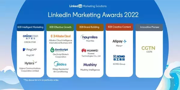 LinkedIn「マーケティングアワード2022」受賞社発表！オリオンスターロボティクス株式会社「インテリジェントマーケティング」が受賞