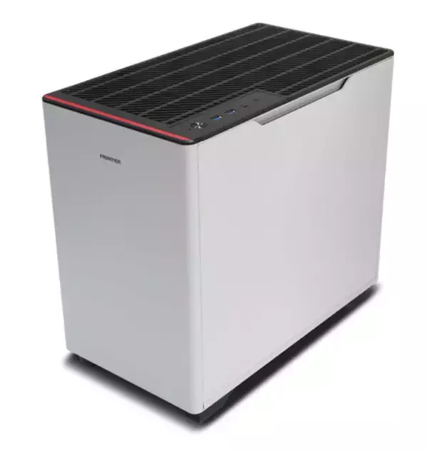 【FRONTIER】コンパクトで高いエアフロー性能が魅力のミニタワー「GKシリーズ」に待望の白色モデル登場