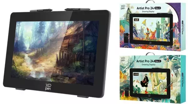 XPPen Artist Pro シリーズより2種類の 24インチ液晶ペンタブレット Gen2モデル登場