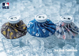 MLBより人気3球団（ドジャース・パドレス・ヤンキース）のチームロゴがデザインされた『 MLB 氷嚢（ ice pack ）』が登場