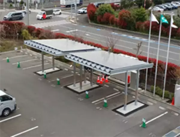 当社のニッケル亜鉛電池がエクシオグループのグリッドフリーソーラーカーポートの実証実験に採用