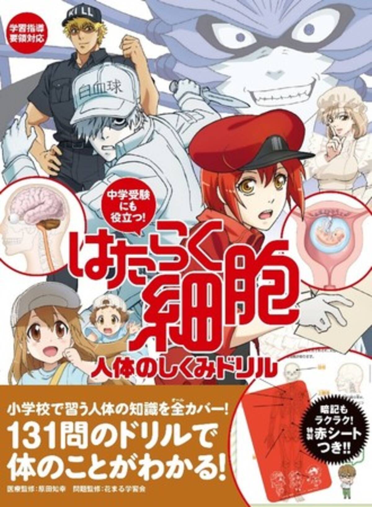 図鑑シリーズは累計売上41万部突破！ 「はたらく細胞」の本格ドリル 