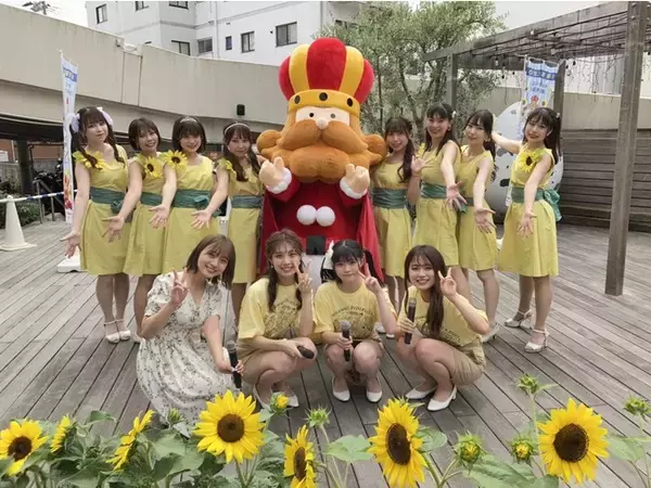 向日葵プリンセス3期生3名を上大岡アカフーパークで初お披露目！7/18（祝）には『YELL』東名阪ツアーファイナル東京公演「新宿Key Studio」を開催！