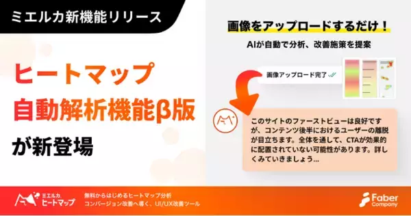 AIがヒートマップデータを自動解析&改善提案！「ヒートマップ自動解析機能(β版)」がミエルカヒートマップに搭載されました