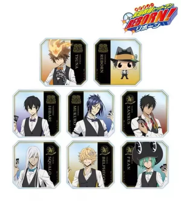 『家庭教師ヒットマンREBORN!』の描き下ろし カジノver. トレーディングアクリルコースターなどの受注を開始！！アニメ・漫画のオリジナルグッズを販売する「AMNIBUS」にて