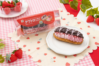 4種のいちご具材が楽しめる「クワトロいちごエクレア」が新発売！いちごグレーズ・いちごチップ・2種類のクリームで仕上げた春スイーツ！