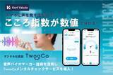 「デジタル社員証アプリ『TwooCa』に音声バイオマーカー技術を活用した『TwooCaメンタルチェック・サービス』をオプションで導入」の画像1