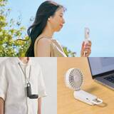 「2重反転ファン、カラビナ付、3way。シリーズ最進化版「Silky Wind Mobile ４」と専用オプションクリップを発売。スヌーピーデザインも新登場。」の画像1