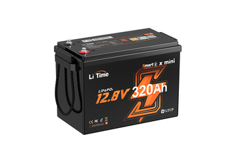 LiTime 12V320Ah Mini Bluetooth付きリン酸鉄リチウムイオンバッテリーを発表