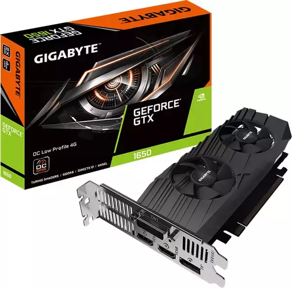 GIGABYTE製 GeForce GTX 1650 搭載 ロープロファイル対応 グラフィックボード 発売