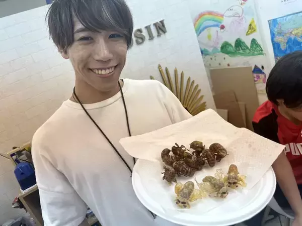 枚方に新しい名物を！近畿大学発・学生ベンチャーがクマゼミを活用したお菓子を開発！！