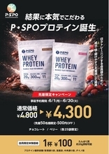 【愛媛・松山】P・SPO、オリジナルプロテイン発売