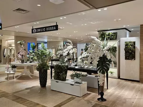 【大丸芦屋店】アートフラワーブランド エミリオ‧ロバ 国内最大級の新店舗をオープンしました