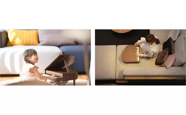 「きっかけは共通の想いから。楽器メーカーと家具メーカーのコラボレーションで生まれたミニピアノに込められた想いとは？」の画像