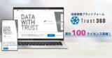 「改正個人情報保護法に準拠した同意管理プラットフォーム「Trust 360」の累計ライセンス数が100ライセンスを突破」の画像1