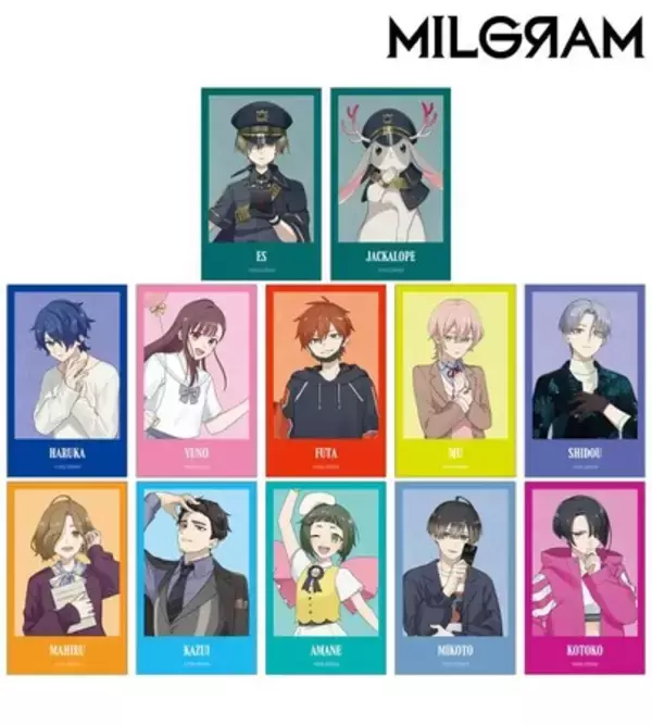 「『MILGRAM -ミルグラム-』の描き下ろし 第一審MV衣装ver. トレーディングイラストカードなどの受注を開始！！アニメ・漫画のオリジナルグッズを販売する「AMNIBUS」にて」の画像