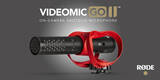 「【RODE（ロード）新商品】汎用性の高い超軽量なオンカメラショットガンマイク「ビデオマイクゴーII ヘリックス」発売！ビデオマイクゴーIIのショックマウント形状をより小型・軽量に」の画像1
