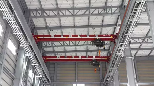 橋形・天井クレーンの製造・修理・レンタル事業を拡充