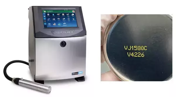 ソフト顔料インク専用、なのにメンテナンスが簡単。産業用インクジェットプリンタ(小文字用) Videojet 1580 C 新登場