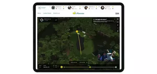 IBM watsonxがマスターズ・トーナメントのデジタル・プラットフォームに新しい生成AI機能を提供
