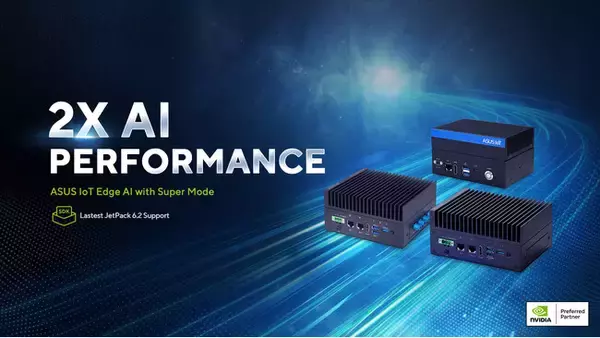 ASUS IoT 、生成AIのパフォーマンスを向上させるNVIDIA Jetson Orin搭載のエッジAIコンピュータを発表